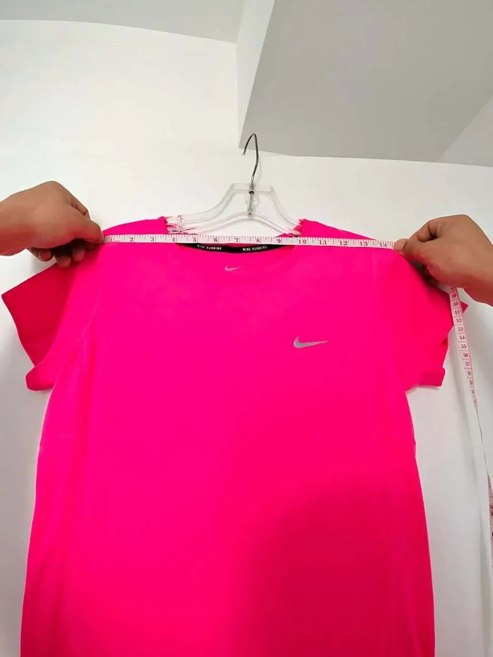Nike Women's Dri-Fit Hot Pink Running Short Sleeve T-Shirt